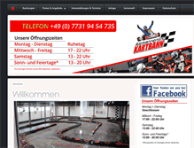 Tablet Screenshot of kartbahn-alemannenring.com